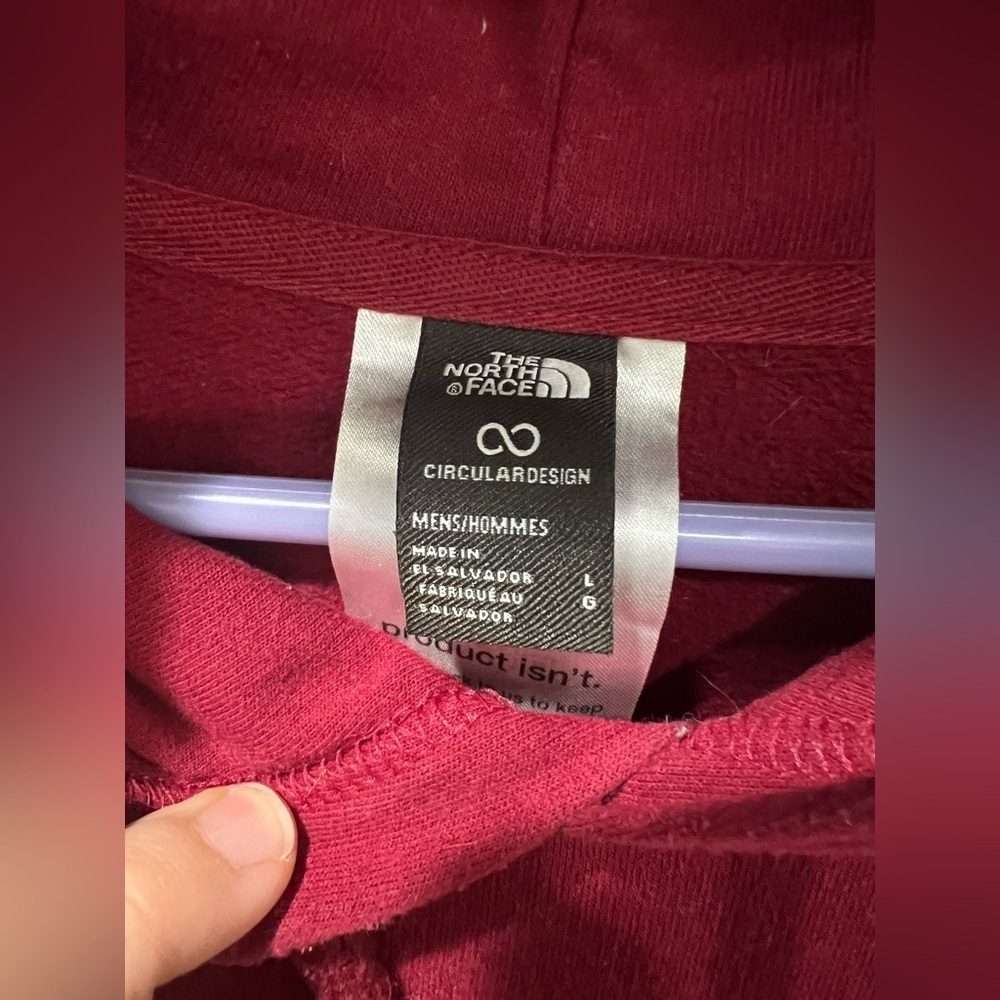 The North Face Deep Red Hoodie - Picture 3 of 8